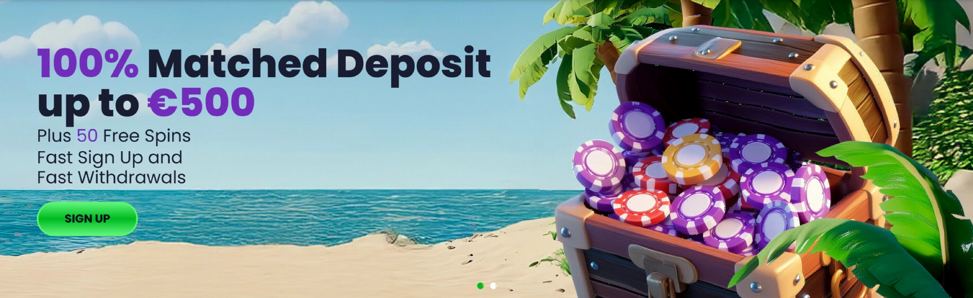 100% deposit bonus up to £500